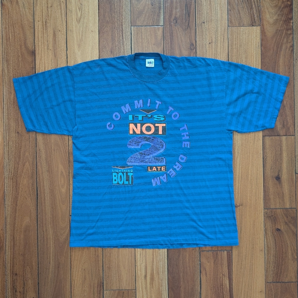 Lightning Bolt Vintage Streetwear T-shirt (XL)